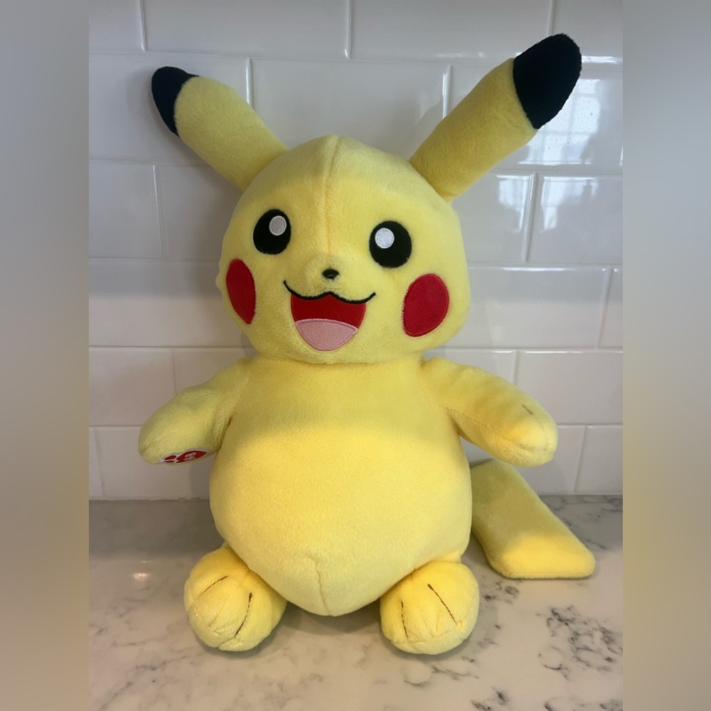 Build a Bear Talking Pokémon Pikachu Plush Stuffed Animal 2021